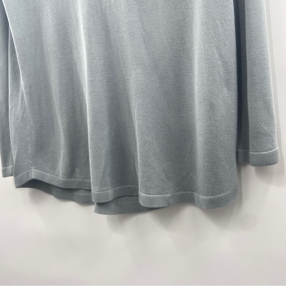 Soft Surroundings Seri Tunic Sweater V-neck Metallic Lightweight Size Medium - Picture 8 of 8